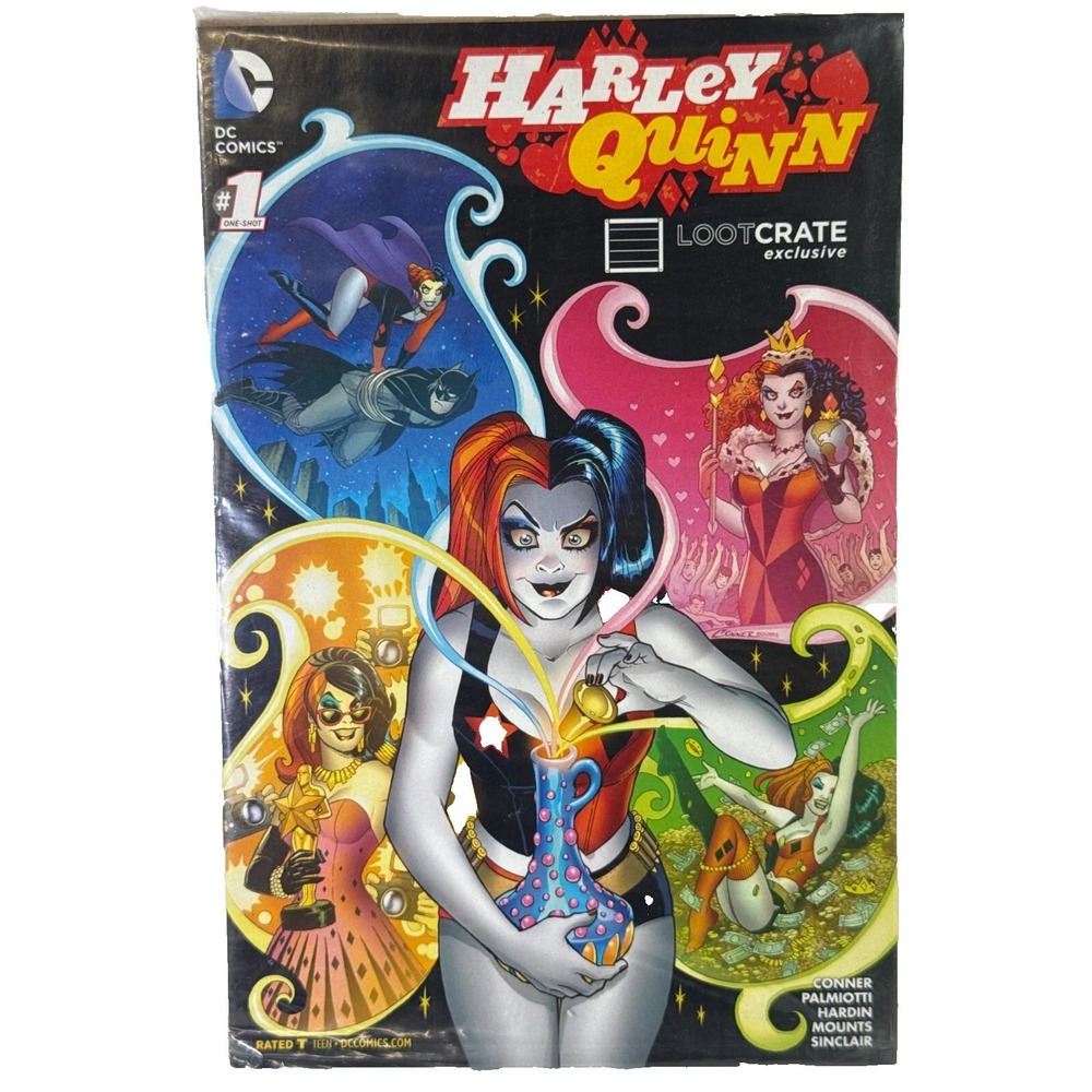 Harley Quinn #1 Loot Crate Variant DC Comics Amanda Conner Cover 2016 NM Bagged